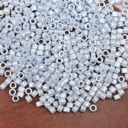 2.5mm Pearl Colour Antique Small Craft Beads Mini Glass Cylindrical Beads for Making Bracelet and Necklace
