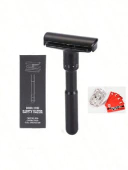 New Adjustable Safety Razor Mens Folding Shaving Double Edge Classic Safety With 5 PCS Titanium Coated Blades Shaver Razor Blade