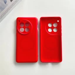 For Magsafe Wireless Charging Magnetic Soft Liquid Silicon Case For Oneplus 13 12 Skin Smooth Camera Protection Back Cover Coque