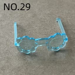 Candy Color 1/6 Doll Glasses Handrings DIY Doll Dressing Accessories Original Doll Decorations Part for Doll Making