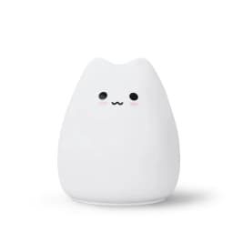 Kawaii LED Night Light Cat Lamp Wireless Touch Sensor Silicone Battery Animal Light Child Holiday Bedroom Desktop Decor Lamp