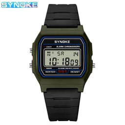 SYNOKE Student Digital Watch Unisex Sport Watch Multifunction Sports Waterproof Luminous LED Classic Watch For Men And Lady