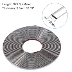 3M/5M Exterior Car Chrome Body Strip Bumper Auto Door Protective Moulding Styling Trim Sticker 6MM 8MM 10MM 12MM 15MM 20MM 30MM