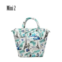 TANQU Short Long Round Flora Canvas Fabric Handle with Insert Lining for Obag Classic Mini O Bag Women's Bags Shoulder Handbag