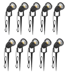 1 Meter Cable IP65 LED Landscape Spike Lamp 5W 10W Warm White Blue Spot Light for Garden Lawn AC DC12V24V 220V110V