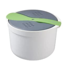 Microwave Oven Rice Cooker Portable Food Container Multifunction Steamer Rice Cooker Bento Lunch Box Steaming Utensils