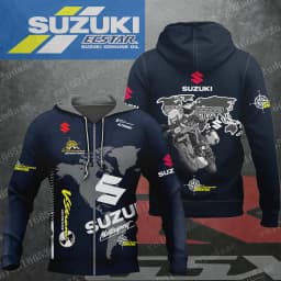 suzuki V-Strom 2026 New Racing Men's and Women's Motorcycle Enthusiasts Sports and Leisure Zipper Hoodie