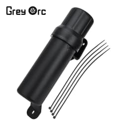 Universal Motorcycle Tool Tube Storage Box Waterproof Gloves Case for Honda BMW Yamaha Kawasaki - Durable Bike Accessory