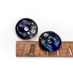 35#2pcs Pottery Multicolor Ceramic Abstract Pendant Beads Bohemia Jewelry DIY Necklace Making Vintage Accessories #XN151