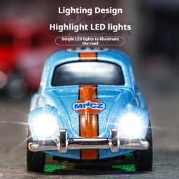 Rc Car Mini 1:64 Beetle Alloy Mobile Phone Remote Control Car Desktop Ultra Small Drift Cars Pocket Kids Children Gift Boy Toys