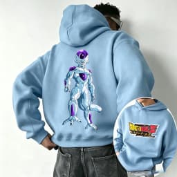 Dragon Ball Freeza Cartoon Anime 2026 New Spring and Autumn Men's and Women's Fashion Hooded Sports Hoodie