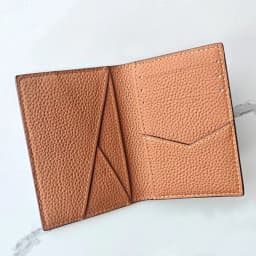 Custom Name Luxury Men Waalet Genuine Leather Personalize Initials Mini Women Card Holder With Gift Box Small Business Wallet