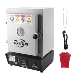 1150℃ High-Temp Muffle Furnace with Observation Window | 1750W Constant Temperature Oven for Jewelry Investment Casting
