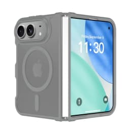 Slim Matte Translucent For Magsafe Case For iPhone Duo duo DUO Fold Wireless Charging Shockproof Back Front PC Hard Cover