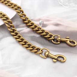 Aluminum Chain Strap Bag Silver Gold Metal Chain 13mm Designer Shoulder Bag Chain Replacement Accessories Hardware 120cm