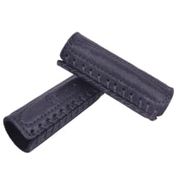 Genuine Cowhide Leather Motorcycle Handlebar Grips Handle Grips Cover Protector Universal