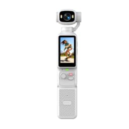 New 4K Handheld Gimbal Action Camera HD 180 Rotatable Lens Anti Shake Pocket Vlog Camera with Fill Light For Outdoor Sports