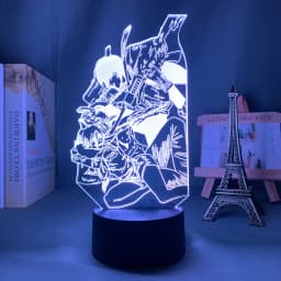 3d Led Lamp Anime Chainsaw Man for Bedroom Decoration Nightlight Kids Birthday Gift Manga Chainsaw Man Led Night Light Bedside