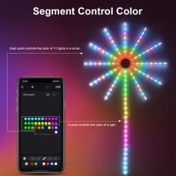 Christmas Decoration Light RGBIC LED String Light USB LED Garland Lamp Outdoor Garden Room Camping Wedding Decor Fairy Lights