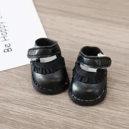 3.5cm Doll Canvas Shoes Leather Shoes For 15 17 cm For Labubu Doll Mini 1/6 BJD OB27 10cm Cotton Doll Clothing Outfit Accessory