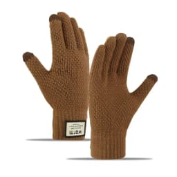 New Touchable Screen Winter Gloves Warm Knitted Touch Screen Gloves Full Finger Windproof Cold Proof Gloves Outdoor Sports