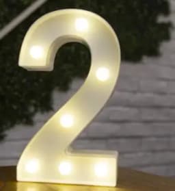 Decorative Letters Alphabet Letter LED Lights Luminous Number Lamp Night Light Wedding Proposal Party Baby Bedroom Decoration