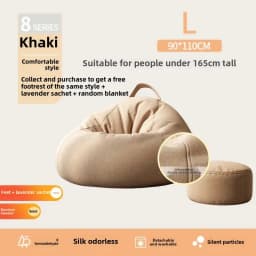 Lazy Sofa Bean Bag Single Person Can Lie Down and Sleep floor sofa muebles bean bag chair with filling