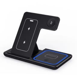 3 in 1 Wireless Charger Holder For iPhone 17 16 15 14 13 12 Apple Watch S10/9/8 Airpods 4 Pro 2 Foldable Fast Charging Station