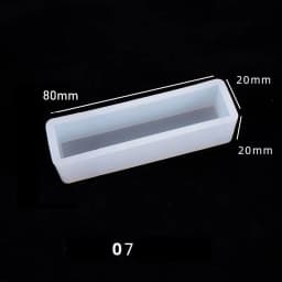 Cuboid Cube Resin Moulds Crystal Epoxy DIY Jewelry Pendant Storage Tray Square Rectangular Casting Accessories Silicone Mold