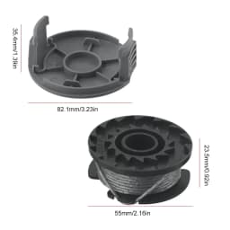 String Trimmer Spool Line And Cover For Bosch Easy Grass Cut 23 26 18 18 230 18 260 18 26 F016800569 F016800385 F016F05320
