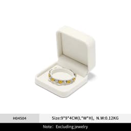 Oirlv Fashion Velvet Ring Box Classical Ring Bearer Case Jewelry Gift Box for Engagement,Proposal,Wedding Box Storage Case