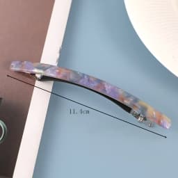 Korean version of the refreshing fruit green pearl white word clip spring hair clip ponytail clip short hair half hair thin clip