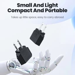 1-10PCS US Electrical Plug Adapter US America To EU European China CN Canada CA Travel Converter Plugs Power Socket AC Outlet