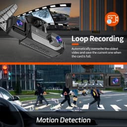 3 Cameras Dash Cam 1080P Front and Rear View Camera Night Vision Parking Monitor Car DVR 3way Car Video Recorder With Gift