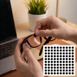 100-500pcs Light Blocking Sheet Stickers for Ray-Ban Meta Smart Glasses LED Cover Blackout Patch 5mm Self Adhesive Shading Dots