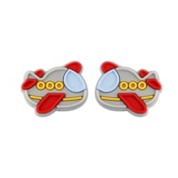 Kovict 5/10Pcs Silicone Beads Car Airplane Rainbow Rocket Bead For Jewelry Making DIY Keychain Necklace Bracelet Accessories
