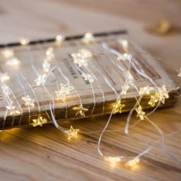 LED Star Copper String Lights 10-60 LED Fairy Light Christmas Party Wedding Decor Home Outdoor Patio Decoration Twinkle Lamps