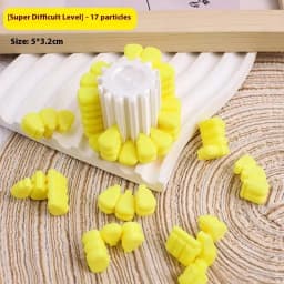 3D Printed Corn Fun Magic Cube Tetris Jigsaw Puzzle Toys Creative Stress Relief Unlock Brain Burning Teaser Desktop Novelty Gift