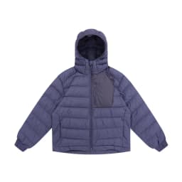 Unisex Camping Hooded 90% White Duck Down Jacket with 3M Fluorine-Free Water-Repellent, Lightweight for Outdoor & Casual Wear
