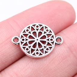 20pcs Earring Making Charms Findings Geometric Connector Charms For Earring Making Bracelet Making