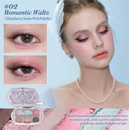 Flower Knows SWEETIE BEAR Highly Pigmented Eye Makeup Palette Eye Shadows Long Lasting Matte Shimmer Finish Cosmetics Gift Kit