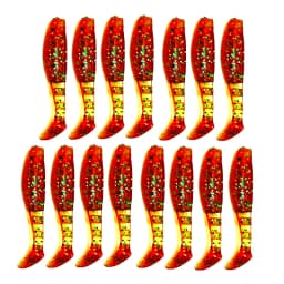 15pcs Fishing Bait 5.5CM 2G T-tail Soft Bait Luya Fake Bait Soft Worm Soft Bait Single Tail Worm Fishing Lures Lure Carp Fishing