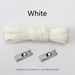 Elastic Laces Sneakers Diamond Cross Locks Shoelaces Without ties Kids Adult 8MM Width No Tie Shoe laces Rubber Bands Shoelace