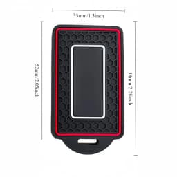 New Access Card Case Silicone Card Holder Keychain Key Ring Door Lock Access Tags ID Card Case Keychain Access Card Bag