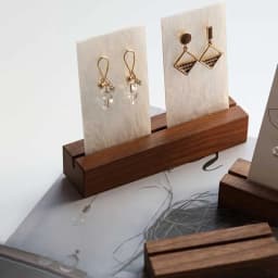 Wooden Ring Holder Walnut Earring Display Stand Jewelry Organizer Earing Cards Bracelet Slot Case Rings Jewlery Packaging Prips
