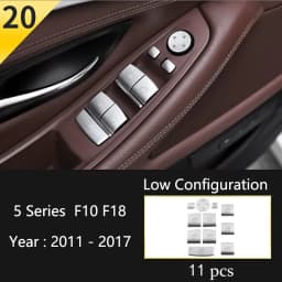 Car Styling Console Multimedia AC CD Panel Decoration Frame Cover Trim Strip Sticker For BMW 5 Series F10 F11 F18 Accessories