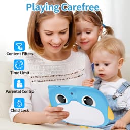 2026 New Cartoon Pattern 7 Inch Kids' Tablets Android Learning Education Tablet PC Kids-Proof Protective Case Tablet 4000mAh