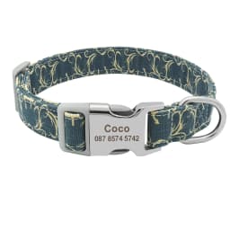 Custom Dog Collar Personalized Pet Dog ID Name Tag Accessories Collars Small Medium Large Nylon Engraved Puppy Dogs Collars S-L