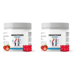 Heightener Calcium D Gummies Boost Bone Growth Reinforce Bone Strength Magnesium Zinc Growth Formula for Kids & Adults, 60 Count