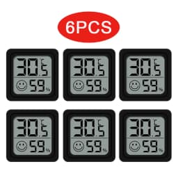 6-10PCS Digital Thermometer Hygrometer Indoor Room Electronic Temperature Humidity Meter Sensor Gauge Weather Station For Home 